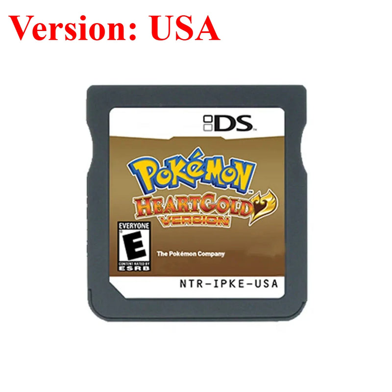 USA Pokemon NDS Game Card 3DS 2DS DS Card SoulSilver HeartGold Platinum Game Card Game Card BLACK Collecting Hobbies Gifts