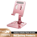 Fashion Universal Foldable Desk Phone Holder Mount Stand For iPhone 12-17 Mobile Phone Holder Tablet Desktop Metal Holder