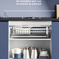 Easy Installation Pull Basket Kitchen Cabinet 304 Stainless Steel Single Layer Drawer Cupboard Dish Storage Rack | SAMAG