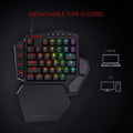 Redragon K585 Wired DITI One-Handed RGB Mechanical Gaming 42 Keys Type-C Gaming Hot-Swappable Wrist Rest Keyboard
