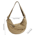 Simple and Versatile Hobo Bag An Elegant Casual Crossbody Bag That Fashionable and Lightweight Suitable Shoulder Bag