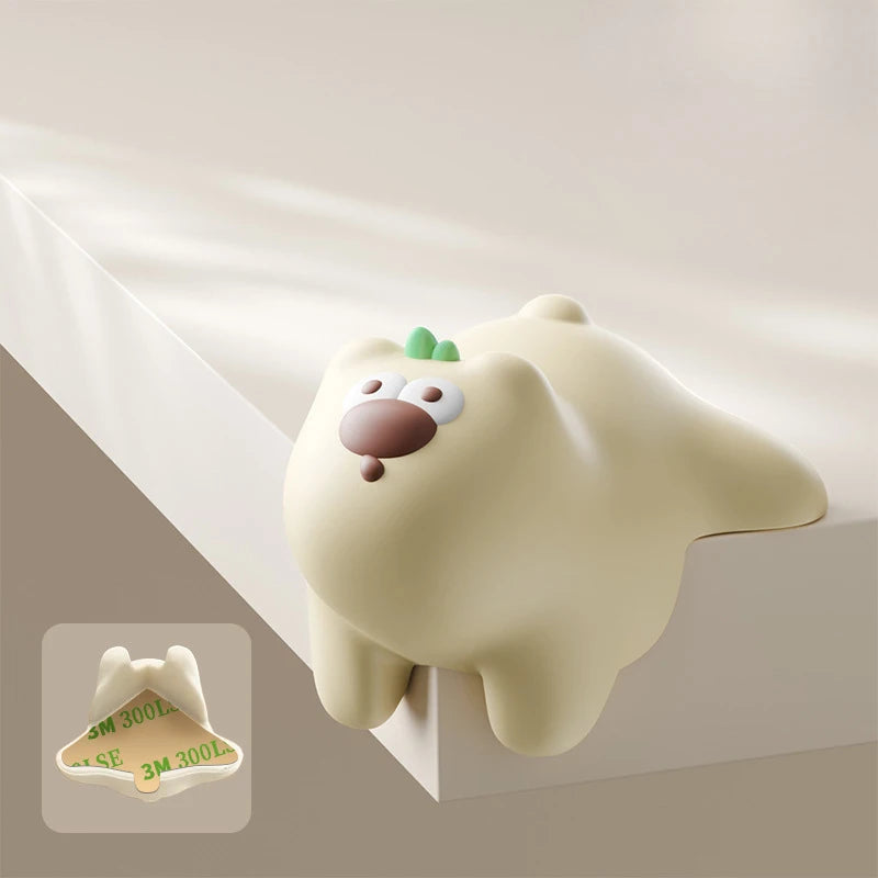 Baby Silicone Anti-Collision Corner Protectors, Soft Right-Angle Safety Guards for Table & Window Edges
