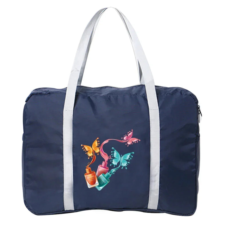 Handbags Luggage Travel Bag Large Capacity Fashion Weekend Overnight Boston Bag Travel Carry Pack Butterfly Printing Series