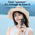 Lenovo Refrigeration Handheld Electric Fan Portable Desktop and Outdoor USB Digital Display High-speed Fan Folding Neck Hanging