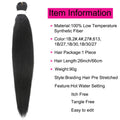 Pre Stretched Braiding Hair 26inch Kanealon for Braids Yaki Straight Synthetic Braids Hair Extension Expressions Braiding Hair