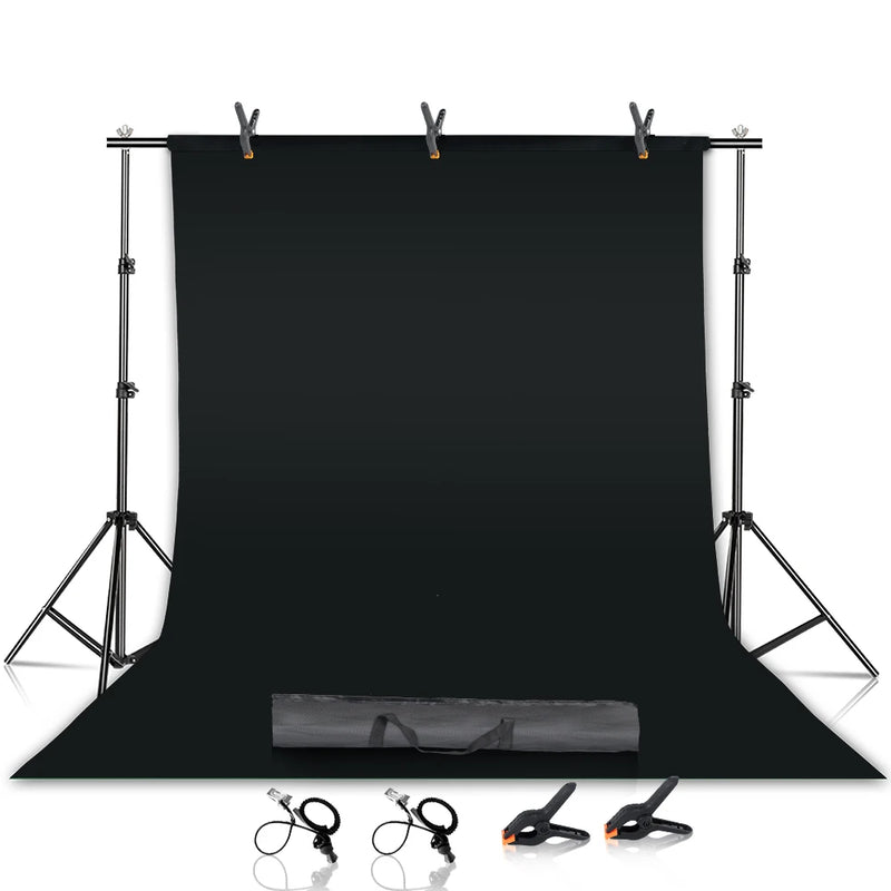 Background Stand Kit Support Frame System Backdrops  Adjustable Stand for Photography Photo Studio Chromakey Green Screen Frame