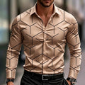European American Trendy Men Geometric Branch Line | SAMAG