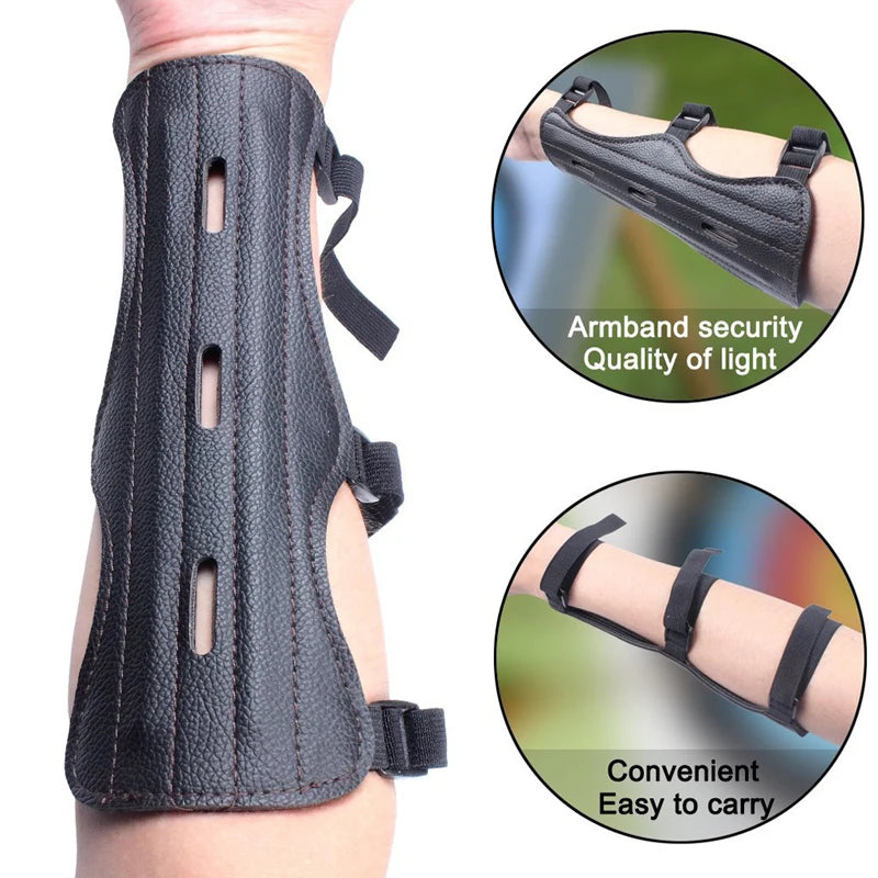 Leather Archery Equipment Arm Guard Protection Forearm | SAMAG