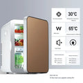 Household 220v 25L Mini Small Refrigerator Small Home Dormitory Car Home Dual-use Student Car System Refrigeration Single Use