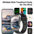 LAXASFIT 2.01 Inch Curved Screen Men's Smart Watch Bluetooth 5.3 HD Call Multiple Sports Modes Woman Smart Watch Holiday gifts