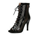 2024 New Sexy Women Black Thin High Heels Party Stilettos Jazz Dance Ladies Shoes Latin Dancing Street Sexy Stiletto