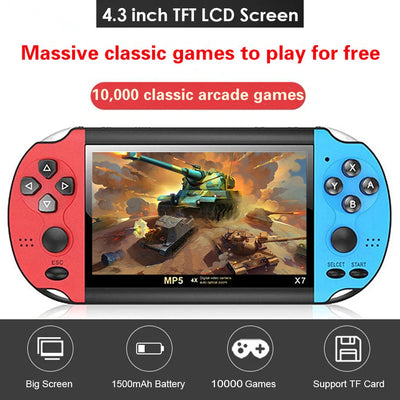 Gaming Portable Handheld Retro Video Game Console Player | SAMAG