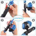 Kids Fishing Rod and Reel Combo Full Kit 1.2m/1.5m Telescopic Casting Rod Pole with Spincast Reel and Hooks Lures Swivels Carry