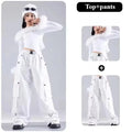Hip Hop Kids Cool Crop Top Street Dance Love Pants Girls | SAMAG