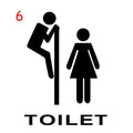 Waterproof Bathroom Home Art Door Decor Removable Wall Sticker Vinyl Poster Toilet Decals Fashion High Quality