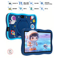 7 Inch Kids Tablet Android 14, 4GB RAM 64GB ROM, WiFi Bluetooth Type-C Port with Protective Case Gift for Children