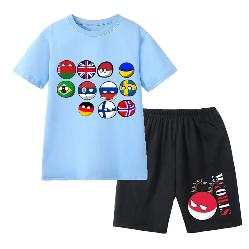 Countryball Polandballs Clothes for Summer Toddler Girls | SAMAG