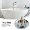 1Pcs New Pop Up Waste Stopper Bathtub Plug Only Flat Seal Brass Bath Stopper 70mm Adjustable Bathroom Tub Drain Filter
