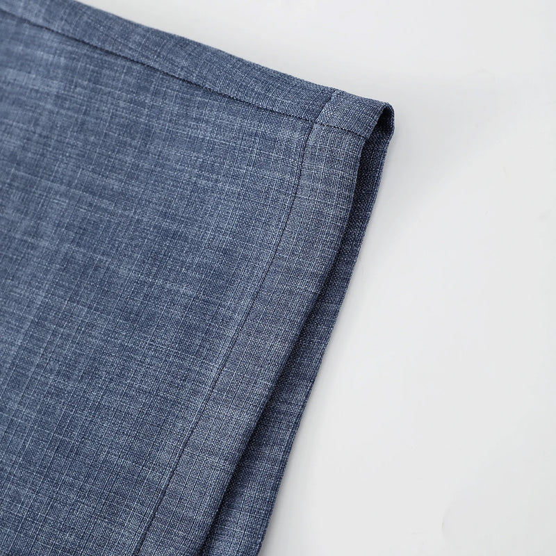 Summer Men's Cotton Linen Texture Lapel Short Sleeve | SAMAG
