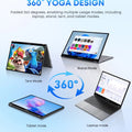 CHUWI FreeBook 2-in-1 Touch Screen Laptop 13.4'' Intel N150 16GB LPDDR5 RAM 512GB SSD FHD 2520x1680 WiFi6 BT5.2 Windows 11