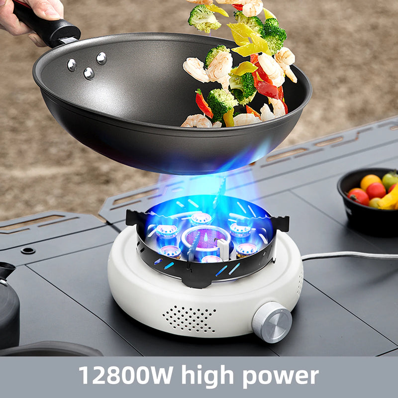 BISINNA Portable Camping Gas Stove 12800W High Power - View 2 | SAMAG