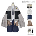 Anime Gachiakuta Tamsy Caines Cosplay Tamsy Caines Wig Uniform Jacket Gachiakuta Halloween Party for Women Men Role Play Outfit