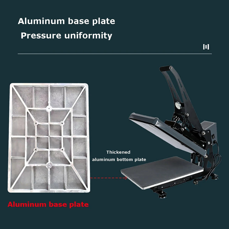 T-Shirt Hot Stamping Printer for Clothes Design Artwork Digital 330x450MM Tool Heating Transfer Press Printing Machin