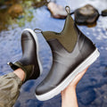 Versatile Casual Middle Tube Waterproof Shoes Men Fashion Hiking Shoes Anti-slip Wear-resistant Outdoors Rain Boots Fishing Boot