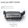 LINNHUE Fishing Tackle Waterproof Bag Outdoor Waist Fanny Pack Capacity Crossbody Bag Fishing Lures Line Box Storage Accessories