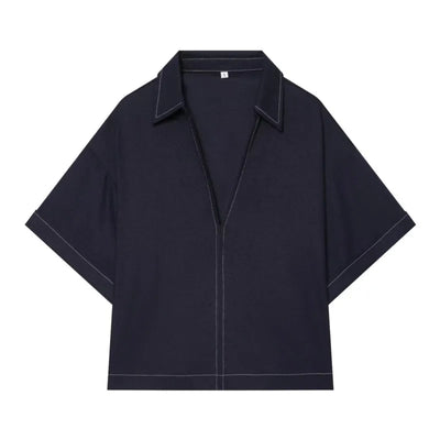 Women's Blend Shirt with Contrast New Spring Summer | SAMAG