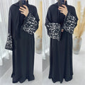 Turkey Emboridery Abaya for Women Dress Morocco Dubai Islam Vestidos Eid Muslim Arab Long Robe Ramadan Kaftan Abayas Jalabiya