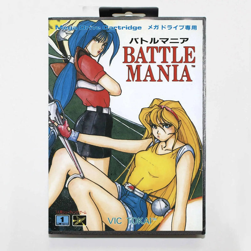 Hot Sale Battle Mania 1/2 COMIX ZONE/ESWAT/V5 Region Free Game Card With JP Box 16bit MD Cart For Sega Mega Drive/Genesis System