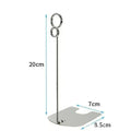 Metal Label Clip Bread Price Card Bakery Cake Shop Card Clip Display Standing | Loripos
