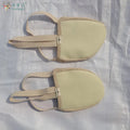 72XE Gymnastic Elastic Half Shoes Ballet Flat Slippers Dance Turning Shoe Practice Sole Cover  Girls Kids Women Belly Shoes