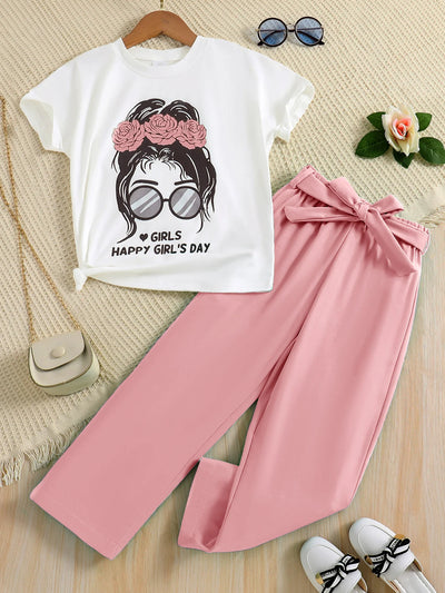 A set of two fashionable and simple cartoon print cool | SAMAG