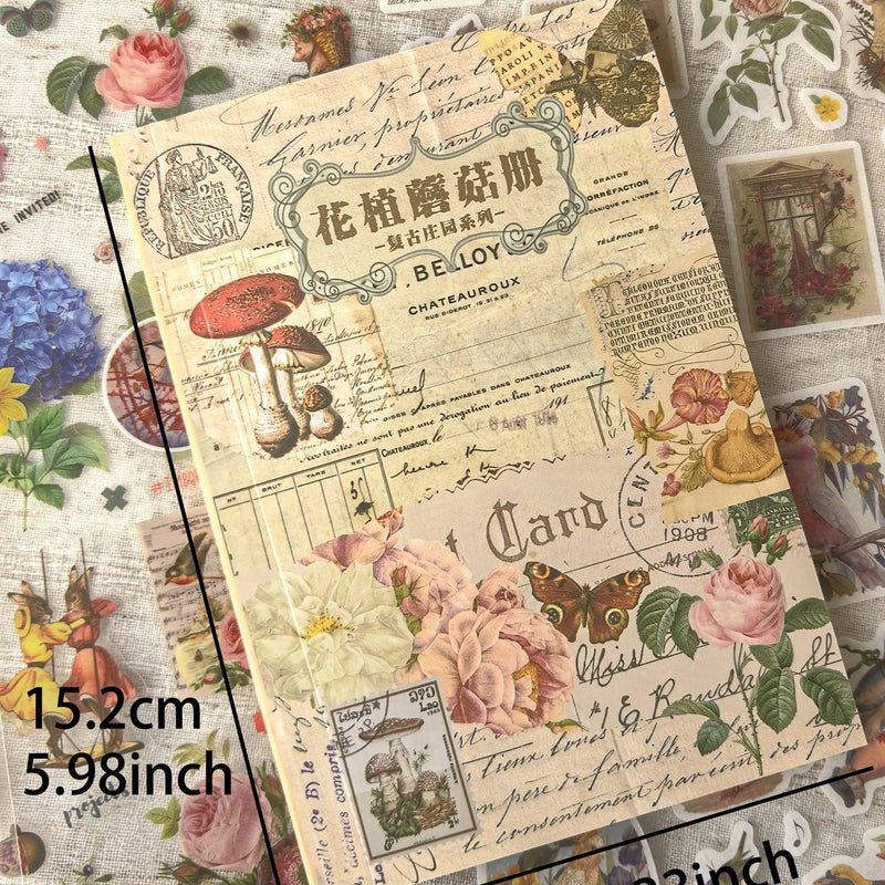20 - page retro sticker book featuring a series of plants - View 7 | SAMAG