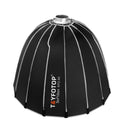 T&YFOTOP Hexadecagon Collapsible Softbox 60cm 70cm  Quickly Release Parabolic Deep Softbox for Bowens Elincrhom Profoto Mount