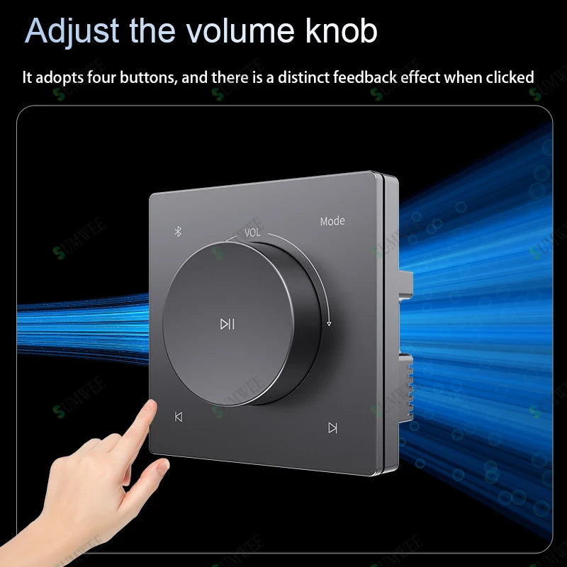 86 Type Mini Audio Wall Amplifiers Bluetooths TF AUX Music Control Panel Stereo Ceiling Speakers Controller Home Theater Systems