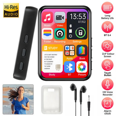 2.4 Inch TouchScreen MP3 Player Built-in 32GB Bluetooth | SAMAG