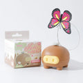 Electronic Interactive Cat Teasing Toys Electric Intelligent Automatic Rotate Cute Pig Funny Electric Rotating Butterfly Toys