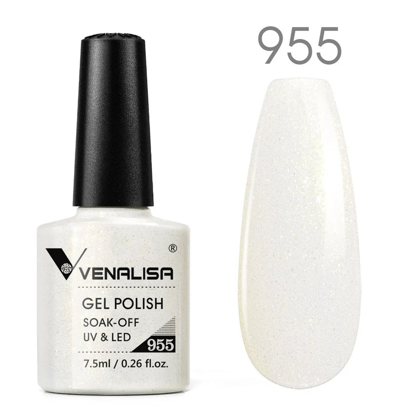 VENALISA Non Cleansing Topcoat Nail Art 7.5ml Soak off Base Coat Foundation No Wipe Top Coat Nail Gel Funny Bunny Gel Varnish