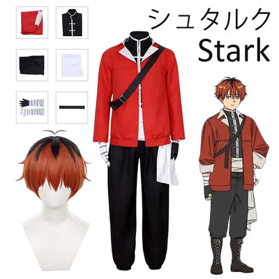 Stark Cosplay Costume Frieren Beyond Journey's End Anime | SAMAG