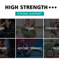 HBC Women's Sports Bra High Elastic Halter Top Push-up Fitness Workout Underwear Seamless Gym Tops Yoga Bra