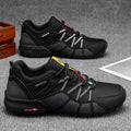 Breathable men's shoes, casual sports shoes, outdoor hiking shoes. Street walking shoes