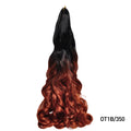 Loose Wave Braiding Hair Extensions 24" Synthetic Spiral Curls Braids Hair Pre Stretched Bouncy Braid French Curls Braiding Hair