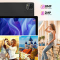 2026 Model (Upgraded Version) | 10.1-inch Android 16 Tablet | Quad-core Processor | 12GB (3GB + 9GB) RAM + 64GB ROM | Wi-Fi 6
