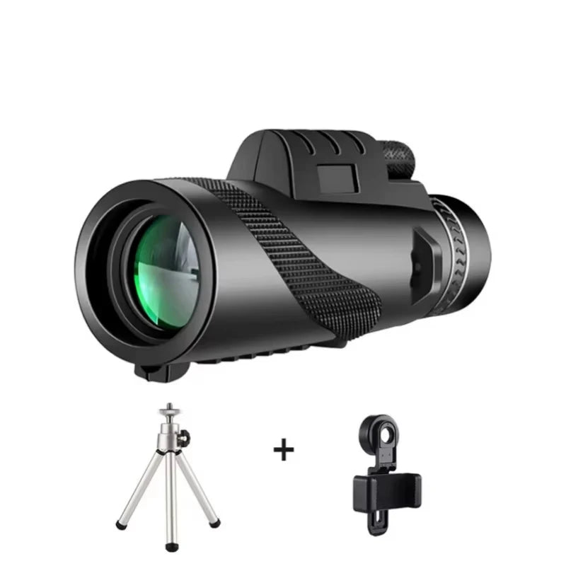 Telescope 10X42 Monocular Powerful for Long-distance Observation with HD Field of View suitable for Outdoor Camping Hunting