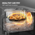 Convection Microwave Oven with Air Fryer, Inverter, Broil, 1000W, 27 Auto Menus & 47 Recipes, 1.0 Cubic Feet