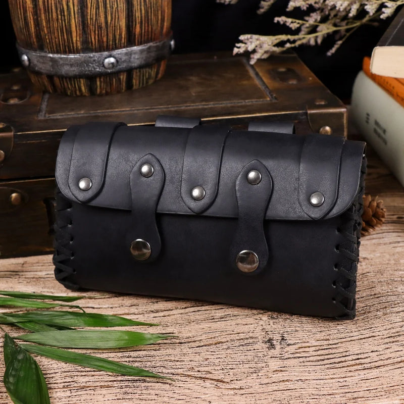 Light brown vintage costume accessories belt bag unisex bag belt Halloween role play accessories