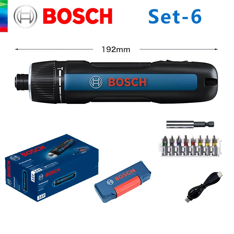 BOSCH GO 3 Cordless Screwdriver 3.6V Lithium - ion Battery Rechargeable Drill with Box GO3 Professional Tool - View 8 | SAMAG